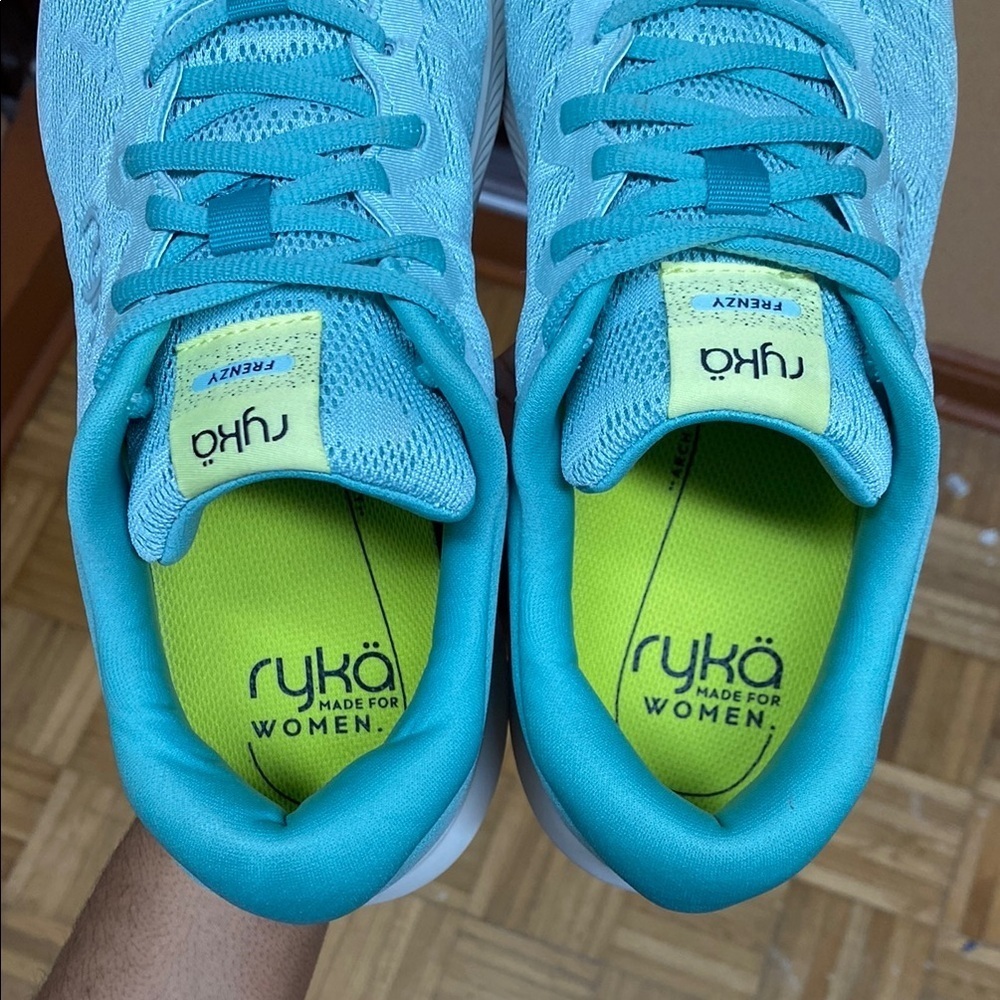 Ryka Frenzy Women's Walking Athletic Sneakers “Seafoam Green Volt” - Picture 16 of 17